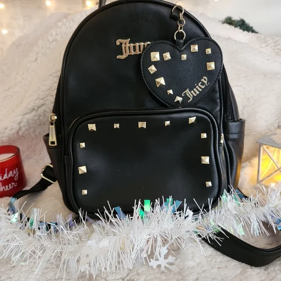 juicy couture mini backpack purse Miss Bow Backpack, Pink Flash Faux Leather with Embossed Logo & Front Zip Pocket : Clothing, Shoes & Jewelry Характеристики Цвят new juicy couture mini bags